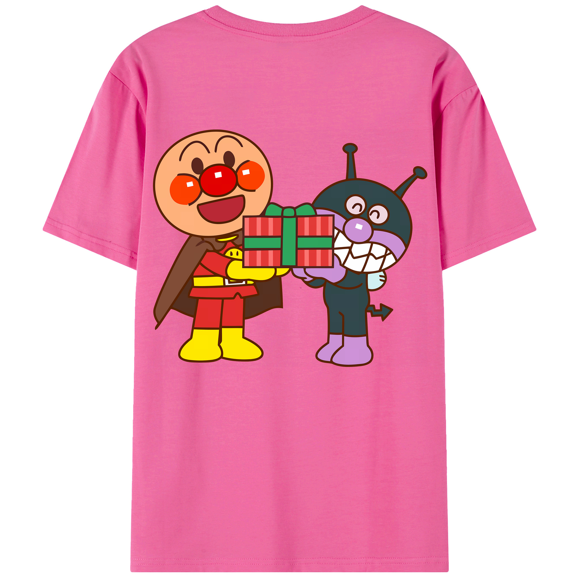 （画像用） アンパンマン Anpanman レディース半袖Tシャツ(バックプリント)